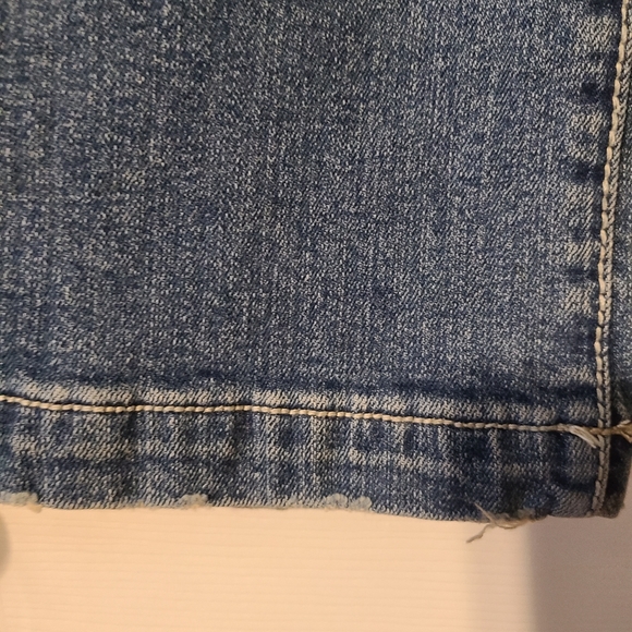 Bisou Bisou size 8 rhinestone bling blue jeans - Picture 5 of 16